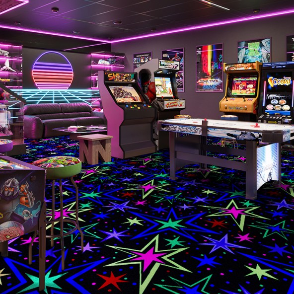 Kapow Fluorescent Quick-ship Carpet - Joy Carpets